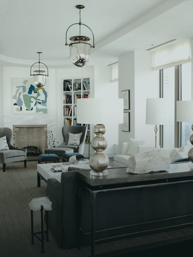 A modern apartment living room