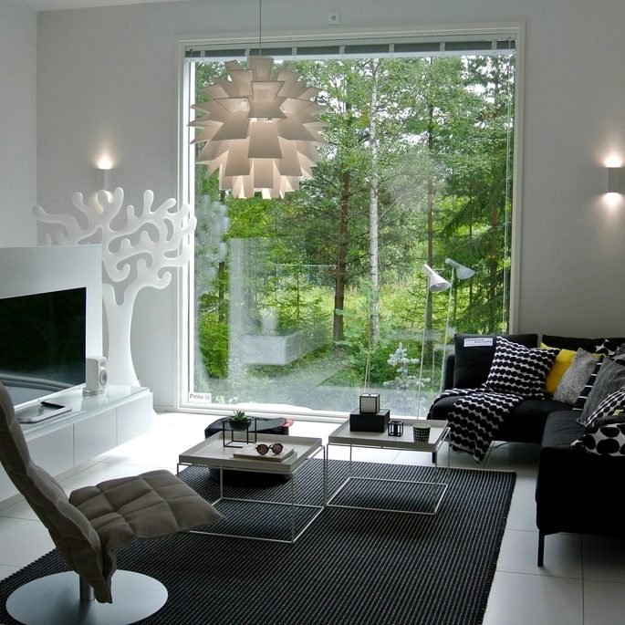 A furnished apartment interior