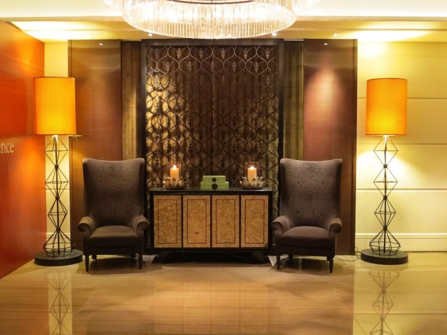 The residents' lobby
